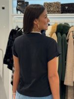 Guess - Ss Cn La Stars Tee - Zwart