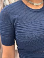 Guess - Ss Cn Michelle Swtr - Blauw