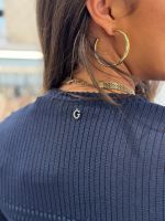 Guess - Ss Cn Michelle Swtr - Blauw