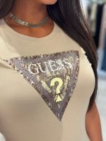 Guess - SS CN Snake Triangle Tee - Beige