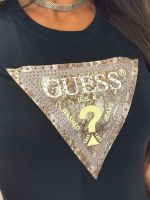 Guess - SS CN Snake Triangle Tee - Zwart