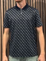 Guess - Ss G Jacquard Polo - Blauw
