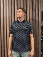 Guess - Ss G Jacquard Polo - Blauw