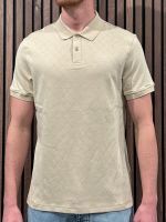 Guess - Ss Jacquard Allover Polo - Beige
