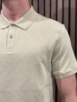 Guess - Ss Jacquard Allover Polo - Beige