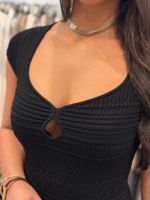 Guess - Ss Michelle Swtr Dress - Zwart