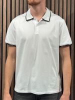 Guess - Ss Paul Pique Tipping Polo - Wit
