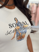 Guess - SS Social Drink R5 Tee - Wit