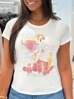 Guess - SS Strawberry Girl Baby Tee - Wit