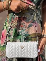 Guess - Stacey Mini Shoulder Bag - Wit