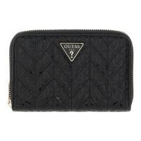 Guess - Stacey Slg Medium Zip Around - Zwart