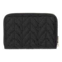 Guess - Stacey Slg Medium Zip Around - Zwart