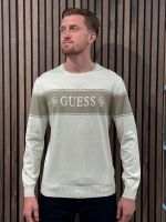 Guess - Geoffrey Cn Ls Logo Swtr - Beige
