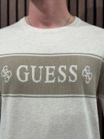 Guess - Geoffrey Cn Ls Logo Swtr - Beige
