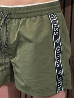 Guess - Swimtrunk Logo Tape Medium - Groen