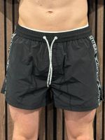 Guess - Swimtrunk Logo Tape Medium - Zwart