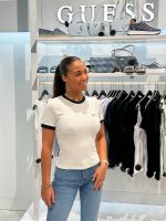 Guess Active - Marigold Rib Ss Tee - Wit