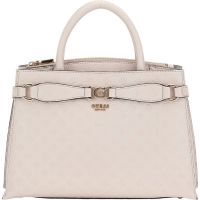 Guess - Arlena Logo Girlfriend Satchel - Beige