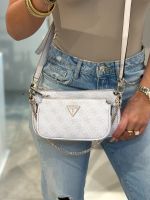 Guess - Noelle Dbl Pouch Crossbody - Beige