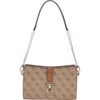 Guess - Zamira Top Zip Shoulder Bag - Bruin