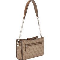 Guess - Zamira Top Zip Shoulder Bag - Bruin