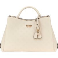 Guess - Phoebe Lrg Girlfriend Satchel - Wit