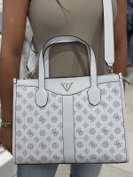Guess - Silvana 2 Compartment Tote - Wit