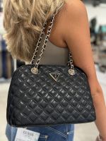 Guess - Giully Dome Satchel - Zwart