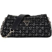 Guess - Giully Top Zip Shoulder Bag - Zwart