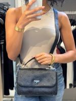 Guess - Tisha Top Handle Flap - Zwart