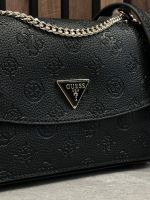 Guess - Tisha Top Handle Flap - Zwart