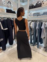 Guess - Aimee Jewel Drap Skirt - Zwart