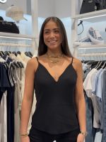 Guess - Caroline Tank Top Logo Plate - Zwart