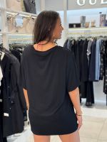 Guess - Triangle Strass Ss Maxi Tee - Zwart