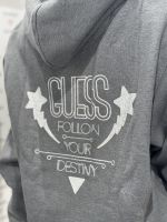 Guess - Hoodie Shiny Cord Sweater - Grijs