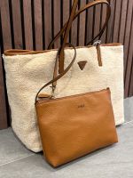 Guess - Victtoria Large 2 In 1 Tote - Beige