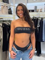 Guess - Violet Bandeau Bikini Topje - Zwart