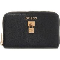 Guess - Yesba Slg Medium Zip Around - Zwart