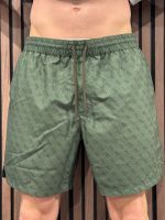 Guess - Swimtrunk Medium Embossed Logo - Groen