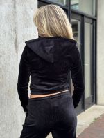 Juicy Couture - Madison Col Out Hoodie - Zwart