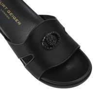 Kurt Geiger - Chelsea Cut Out Slide - Zwart