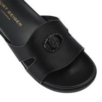 Kurt Geiger - Chelsea Cut Out Slide - Zwart
