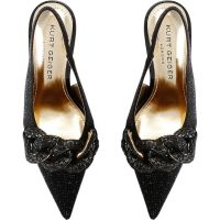 Kurt Geiger - Crystal Chain Slingback - Zwart