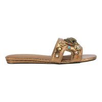 Kurt Geiger - Eagle Cut Out Flat Sdl - Brons