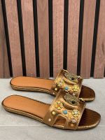 Kurt Geiger - Eagle Cut Out Flat Sdl - Brons