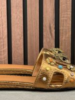 Kurt Geiger - Eagle Cut Out Flat Sdl - Brons