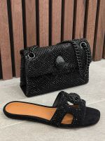 Kurt Geiger - Eagle Cut Out Flat Sdl Dr - Zwart