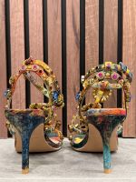 Kurt Geiger - Jewel Gladiator Sandal - Goud