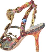 Kurt Geiger - Jewel Gladiator Sandal - Goud