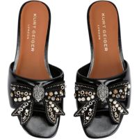 Kurt Geiger - Kensington Bow Flat Sdl - Zwart